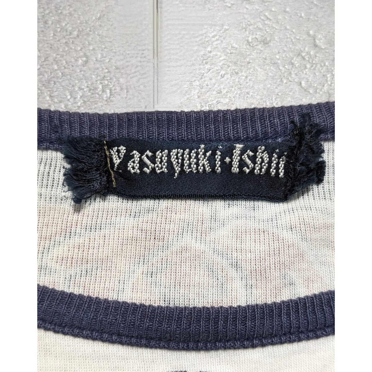00s Yasyuki Ishii タトゥープリント 七分袖カットソー S YASUYUKI ISHII】00s full graphic tattoo T | Con