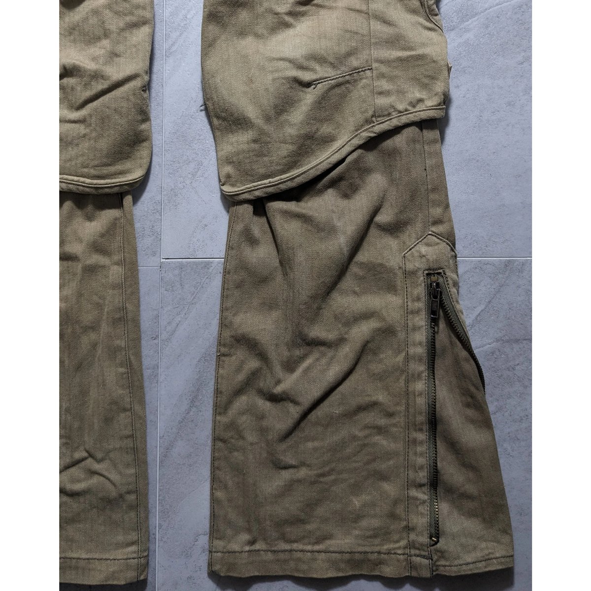 EL ROPA LOCO lace up bondage cargo pants