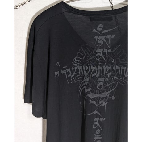 【14th addiction】back cross skull T