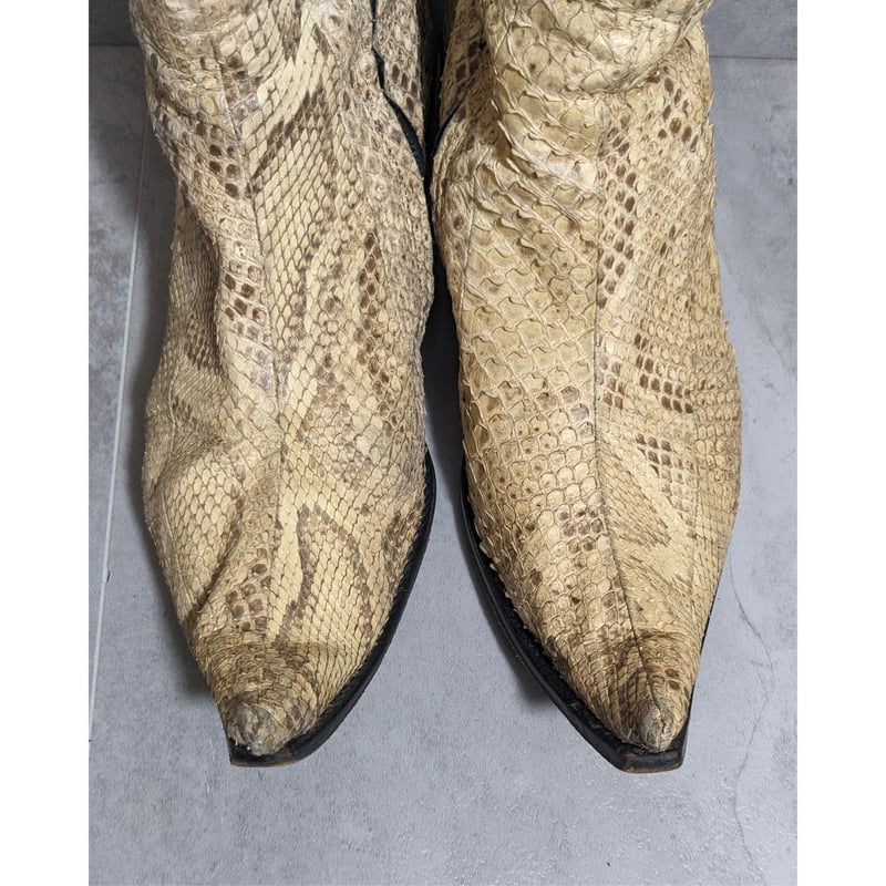 5351 POUR LES HOMMES】2000s python pointed toe 
