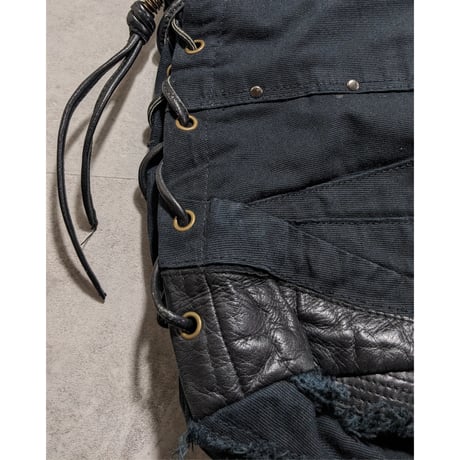【Kmrii】leather studs tote bag