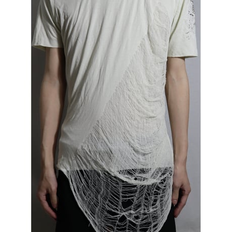 【Schorl】2000s spider web T