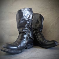【A.S.98】spiral zip covered boots