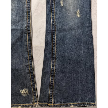 【Jackrose】eyelet flare jeans