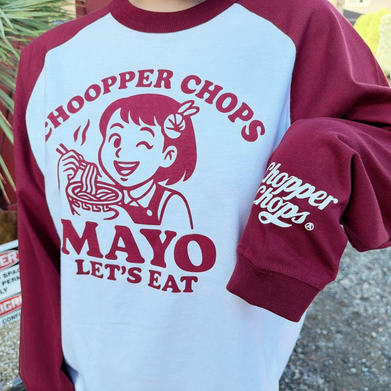 えびまよ】2025AW | Chopper Chopsコラボ | ラグランロングスリーブTシ