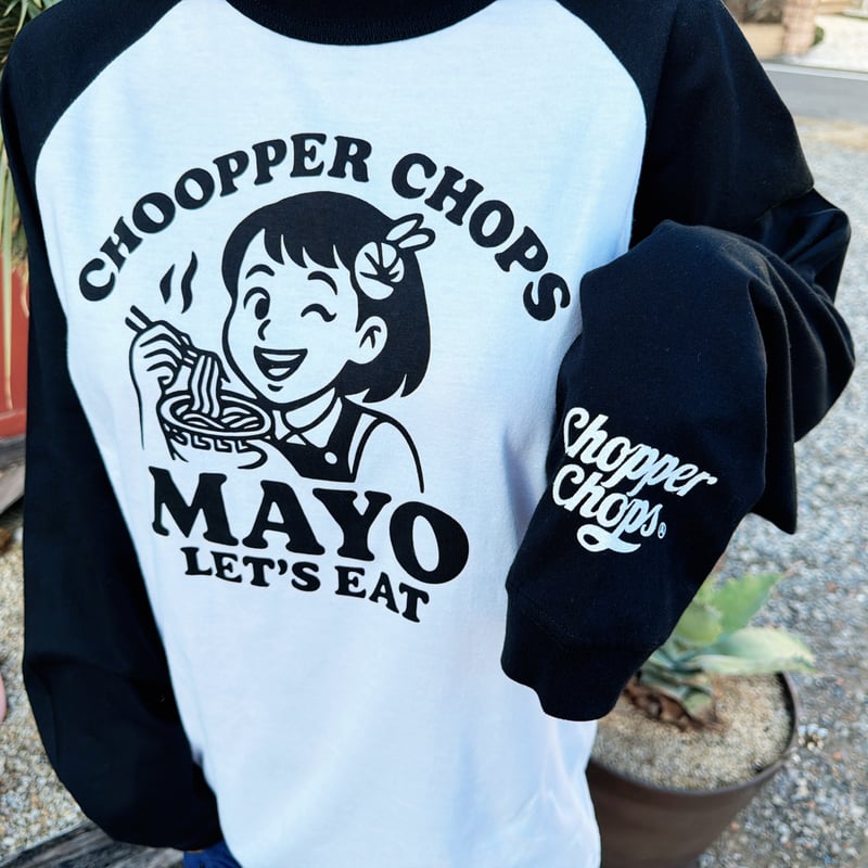 えびまよ】2025AW | Chopper Chopsコラボ | ラグランロングスリーブTシ