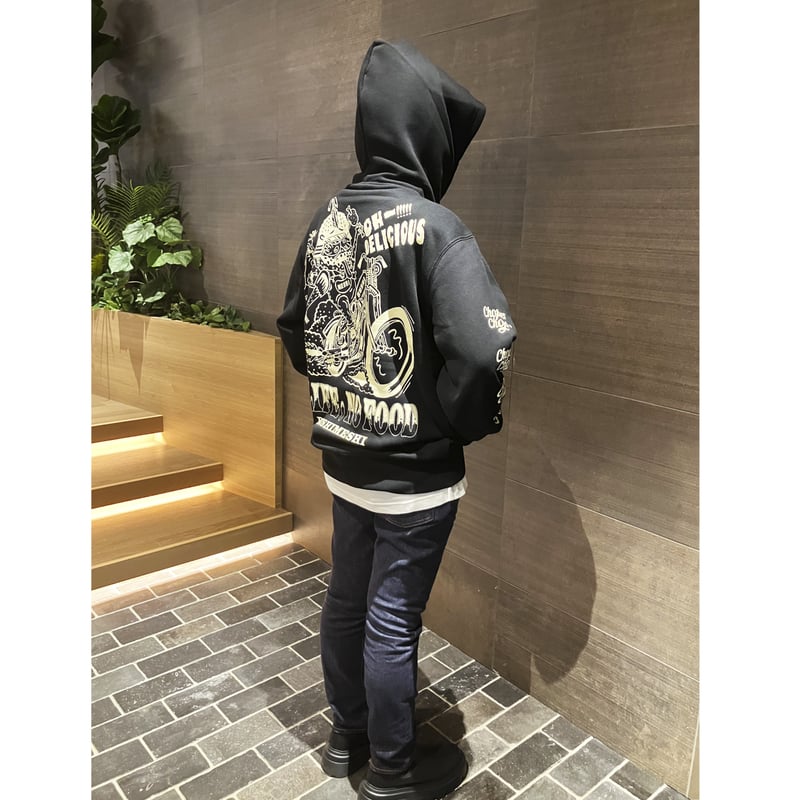 バーガー【未使用★入手困難】　ヒカルKAIKAIKIKI コラボ サイズM キング山本】2025AW | Chopper Chopsコラボ | パーカー | もぐもぐマ