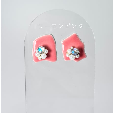 カラータイル×ビジュー