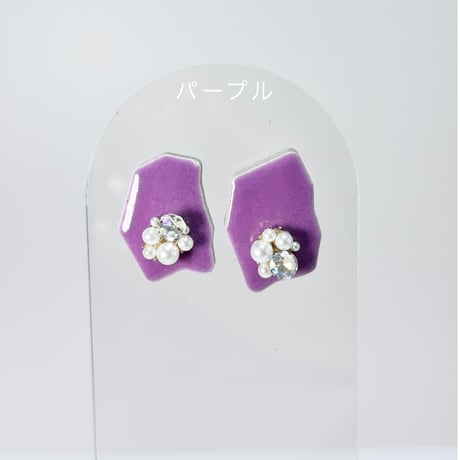 カラータイル×ビジュー