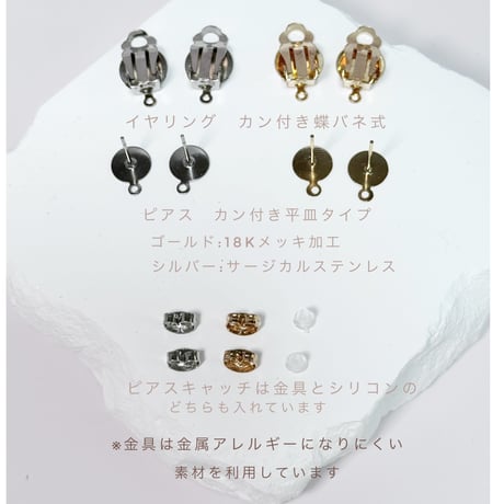 シェルビーズ入りレジン×ゴールドブレード