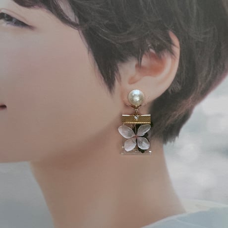 紫陽花サクラ×リーフsukueaパール