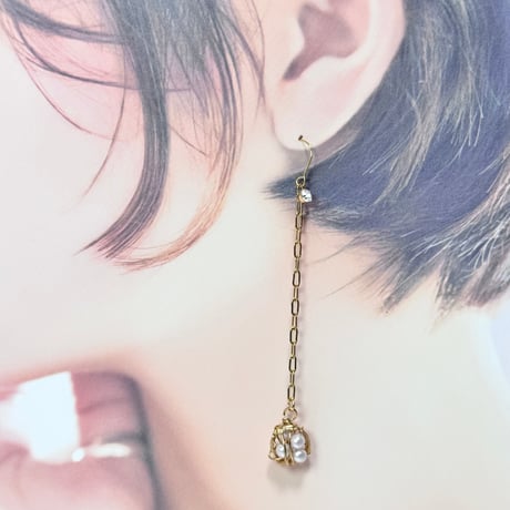 パールワイヤーボール&ロングチェーン