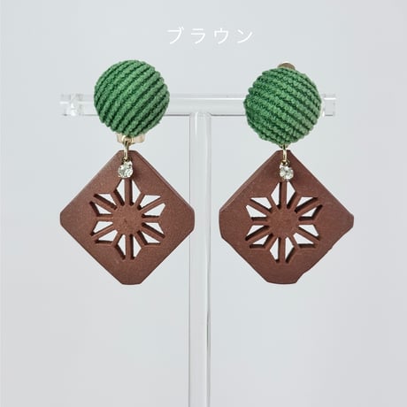 コーデュロイ×カットワークスクエア