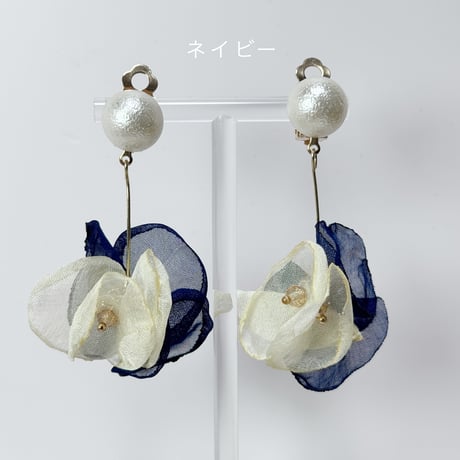 パール×花びらシフォンミックス