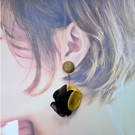【新色】ラタン×花びらシフォンミックス