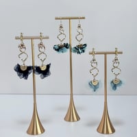 ツイストライン&シフォン／レースフラワー