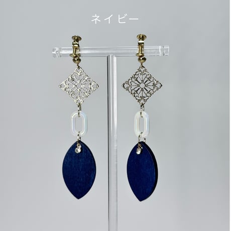 透かしゴールド×ウッドリーフ