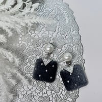 パール×ベルベットドットスクエア