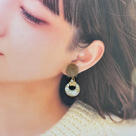 くるみファー×マーブルサークル