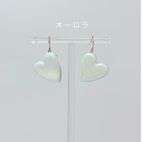 美濃焼タイル×ハート&六角形