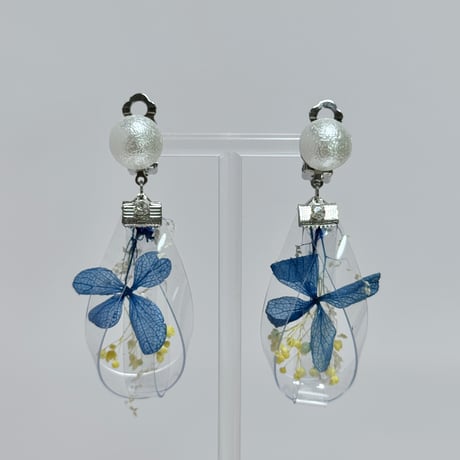 紫陽花コバルトブルー×イエローsizukuパール