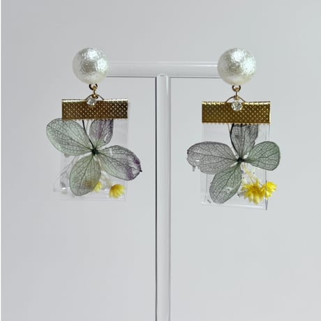 紫陽花ミックス×イエローsukueaパール