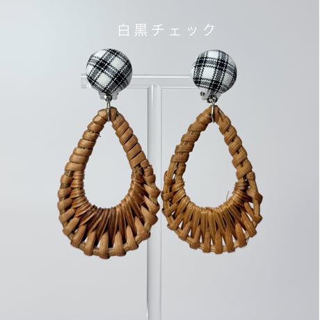 チェック柄×sizukuラタン
