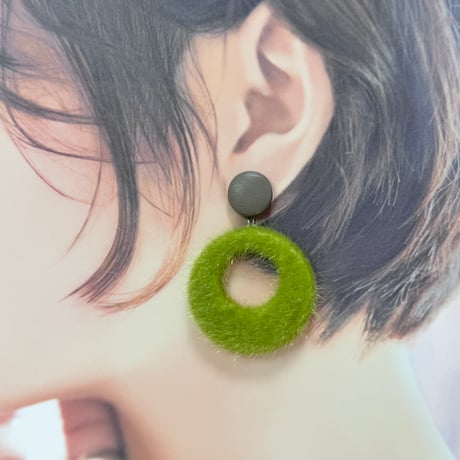 くるみレザー×ファーサークル