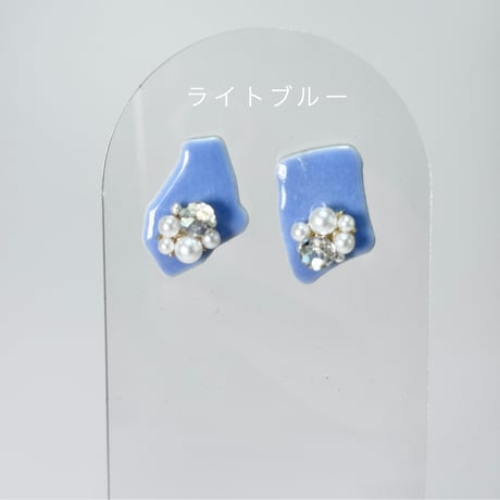 カラータイル×ビジュー