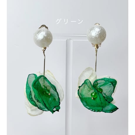 パール×花びらシフォンミックス