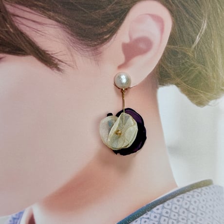 パール×花びらシフォンミックス