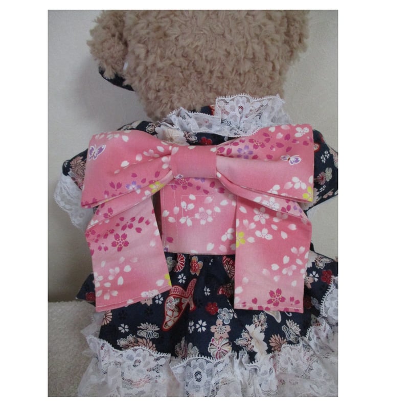 シェリーメイ♪ゴスロリ着物ドレス☆和紺花蝶 | ハンドメイドショップ