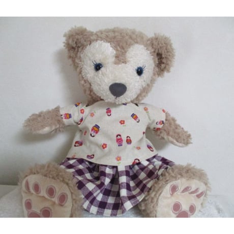 シェリーメイ♪マトリョーシカ×紫チェック★セットアップ