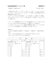 航空機検査業務サーキュラー集　追録第59号