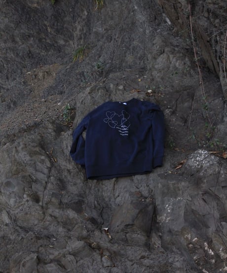 【heart】sweat "Navy"