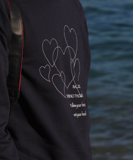 【heart】sweat "Navy"