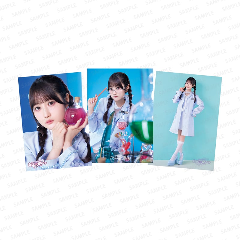 唯＊プロフにお知らせページ ブロマイド3枚セット B (研究ゆいちゃん) | 小倉 唯 OFFICIAL