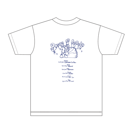 a piece of jewelry tour Tee（WHITE）