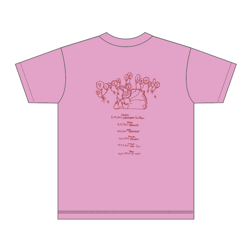a piece of jewelry tour Tee（PINK） | unfairrule