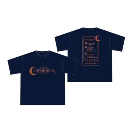 「ひとりごと」リリースツアーTシャツ　NAVY