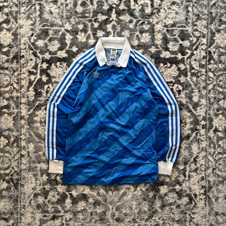 80s-90s ADIDAS ORIGINAL L/S Polo Game Shirts