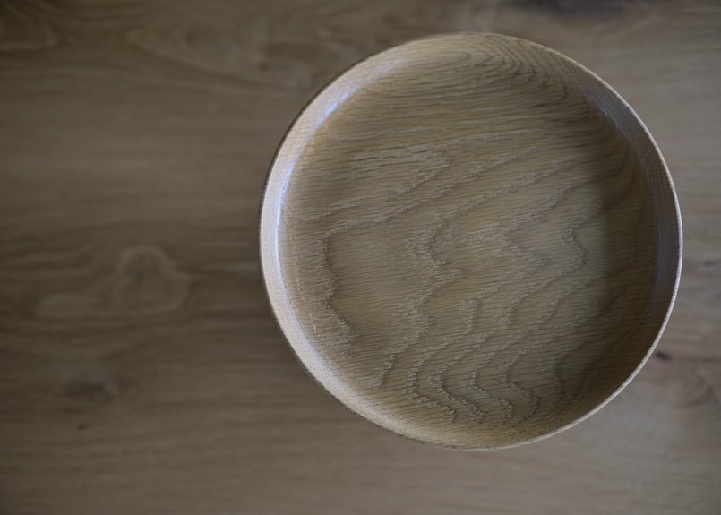 コンポート皿　長皿　ナラ材 森夏未 コンポート皿/花リム Φ210 MON-04 | svale furniture