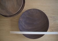 銘々皿　４枚セット　【樹種】ウォールナット