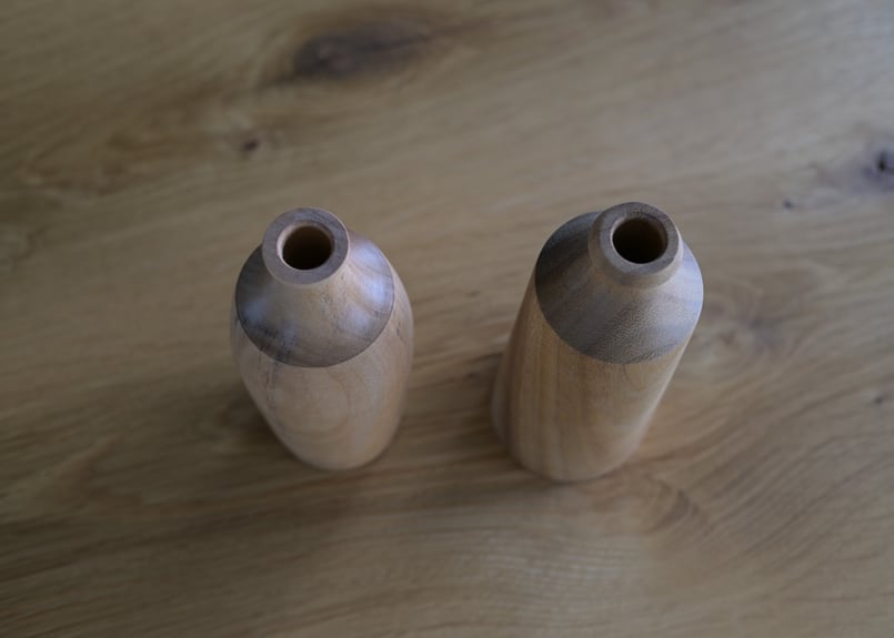 一輪挿し ドライフラワー用 【樹種】カエデ クスノキ | idea wood craft