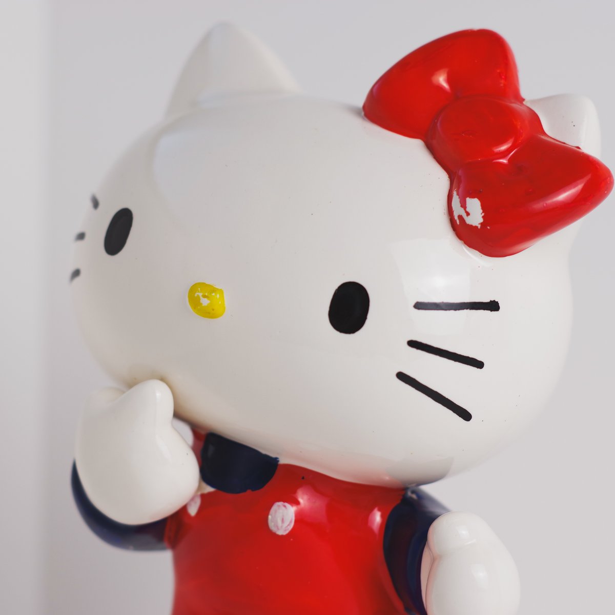 レトロ♡こんにちは赤ちゃん貯金箱 キティちゃん貯金箱 | paff