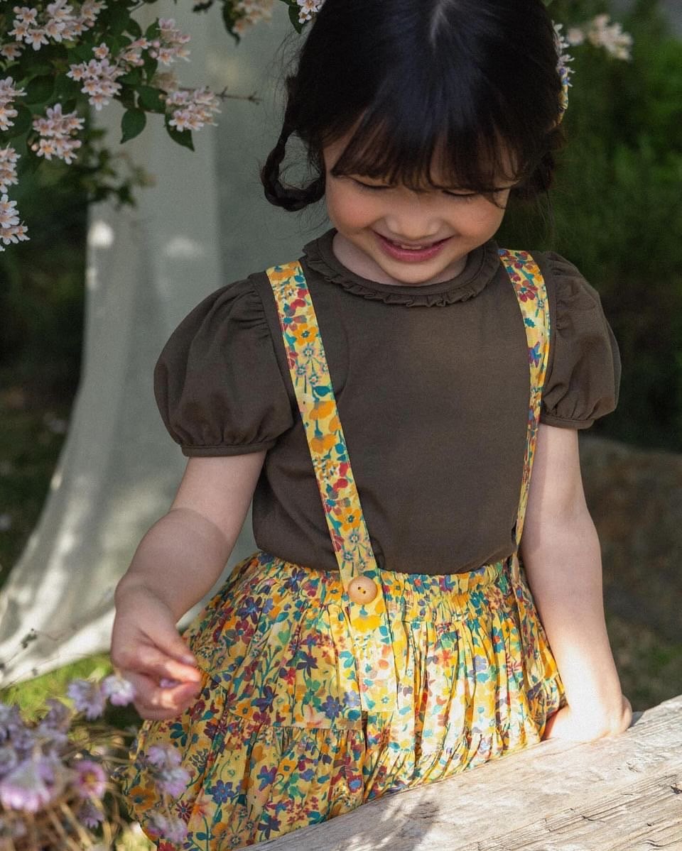 即納】Tropical skirt 【Wonny Ribbon】 | Kids MuMu