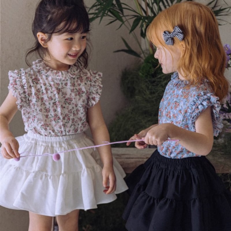 即納】【M/L】Wave skirt (white) 【Wonny Ribbon】 | Ki