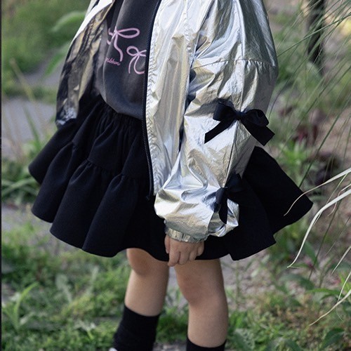 即納】【L(105-115)のみ】Silver jacket 【Wonny Ribbon】