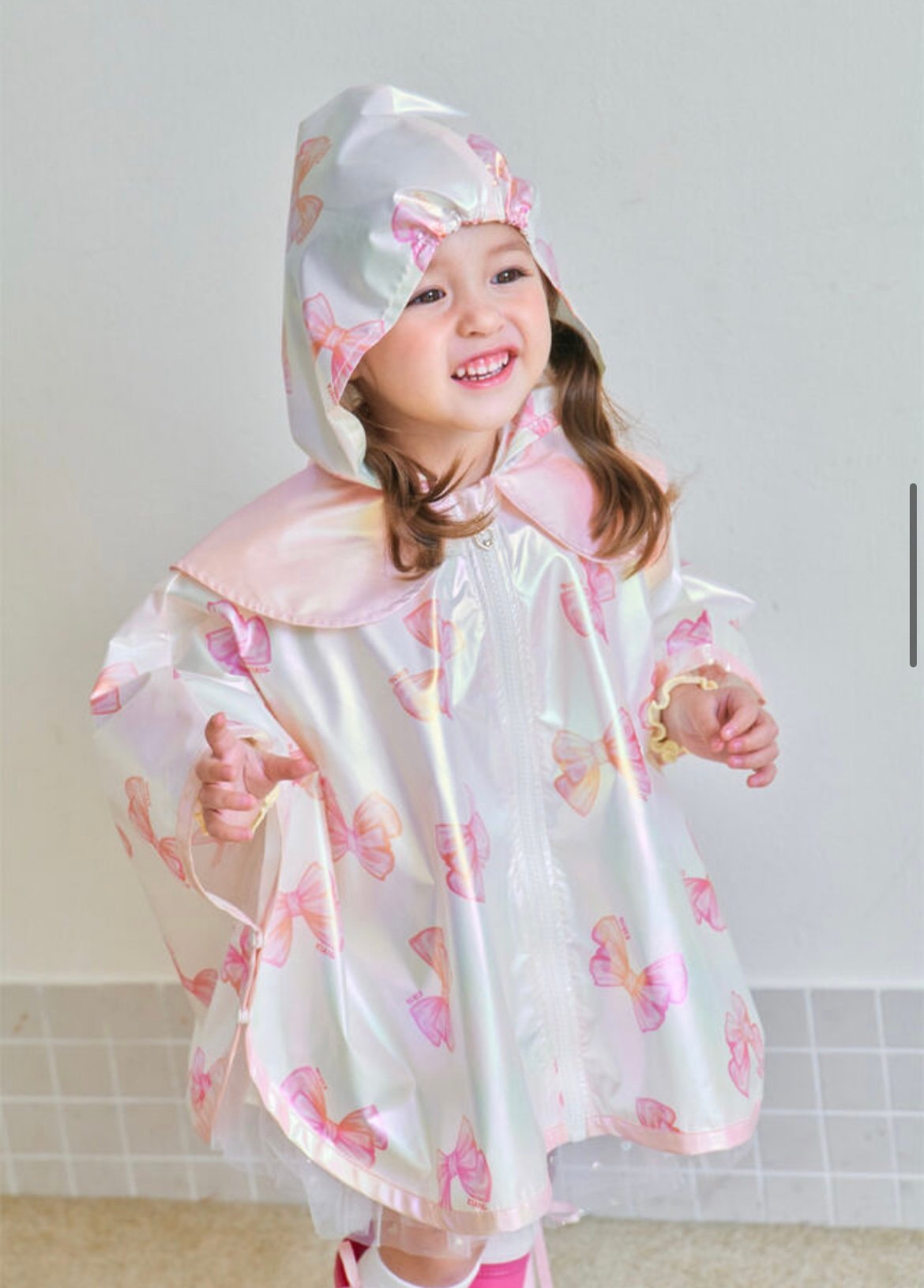 即納】【M(105-115)のみ】Bonbon Aurora Ribbon Cape Rai