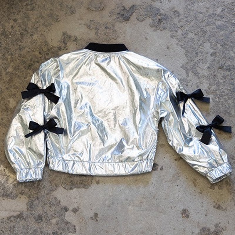 即納】【L(105-115)のみ】Silver jacket 【Wonny Ribbon】